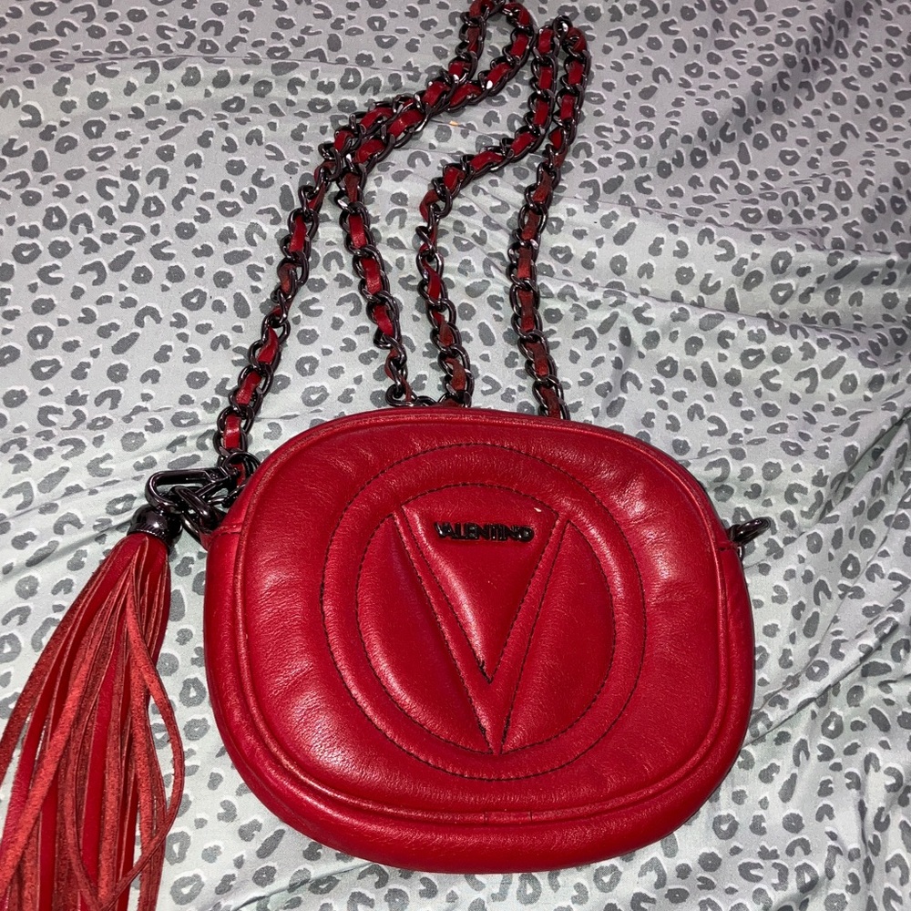 Valentino Bold Red Crossbody Bag